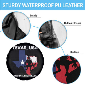 Chupacabra Texas Spare Tire Cover Home Of El Chupacabra Gothic Horror Gift TS12 Print Your Wear