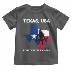 Chupacabra Texas Toddler T Shirt Home Of El Chupacabra Gothic Horror Gift TS12 Dark Heather Print Your Wear