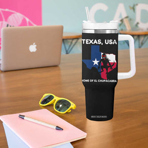 Chupacabra Texas Tumbler With Handle Home Of El Chupacabra Gothic Horror Gift TS12 Print Your Wear