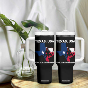 Chupacabra Texas Tumbler With Handle Home Of El Chupacabra Gothic Horror Gift TS12 Print Your Wear