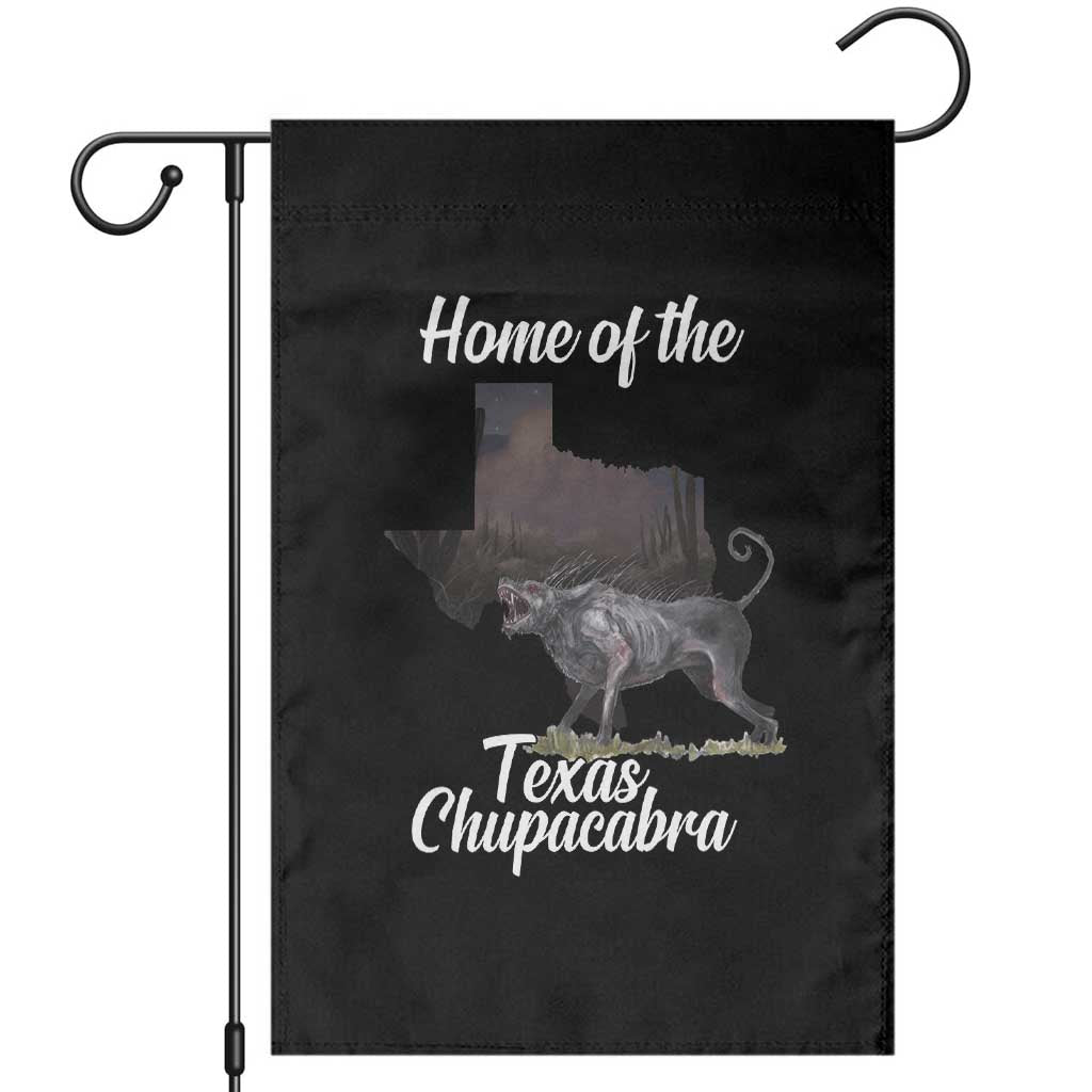 Chupacabra Garden Flag Home Of The Texas Gothic Folklore Gift TS12 Black Print Your Wear