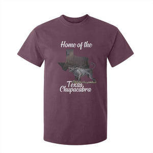 Chupacabra T Shirt For Kid Home Of The Texas Gothic Folklore Gift TS12 Maroon Print Your Wear
