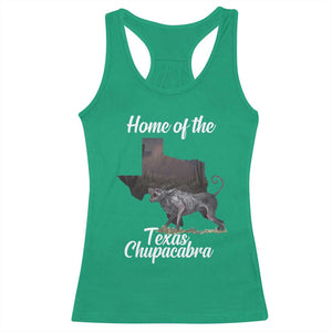 Chupacabra Racerback Tank Top Home Of The Texas Gothic Folklore Gift TS12 Irish Green Print Your Wear