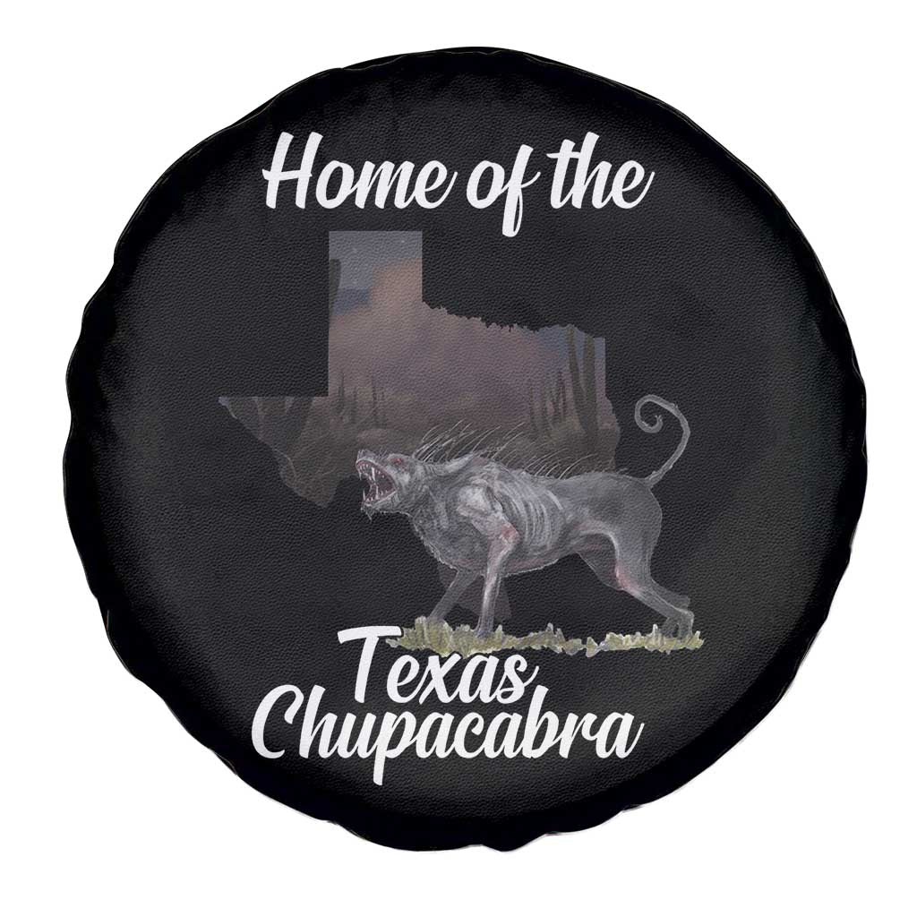 Chupacabra Spare Tire Cover Home Of The Texas Gothic Folklore Gift TS12 Print Your Wear