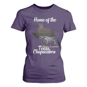 Chupacabra T Shirt For Women Home Of The Texas Gothic Folklore Gift TS12 Purple Print Your Wear