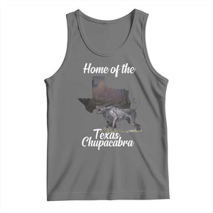 Chupacabra Tank Top Home Of The Texas Gothic Folklore Gift TS12 Black Heather Print Your Wear