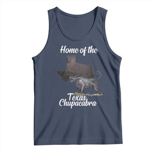 Chupacabra Tank Top Home Of The Texas Gothic Folklore Gift TS12 Navy Print Your Wear