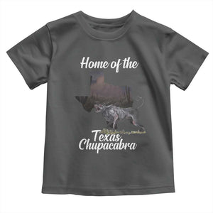 Chupacabra Toddler T Shirt Home Of The Texas Gothic Folklore Gift TS12 Dark Heather Print Your Wear