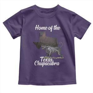 Chupacabra Toddler T Shirt Home Of The Texas Gothic Folklore Gift TS12 Purple Print Your Wear