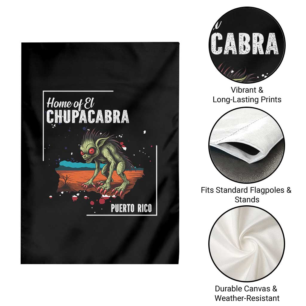 Chupacabra Garden Flag Home Of Puerto Rico Mystery Urban Legend Gift TS12 Print Your Wear