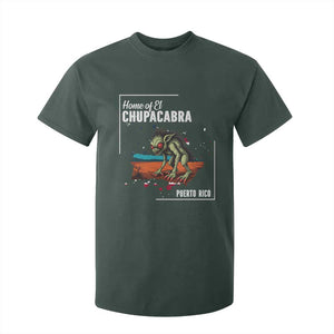 Chupacabra T Shirt For Kid Home Of Puerto Rico Mystery Urban Legend Gift TS12 Dark Forest Green Print Your Wear