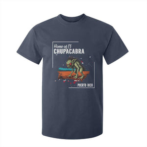 Chupacabra T Shirt For Kid Home Of Puerto Rico Mystery Urban Legend Gift TS12 Navy Print Your Wear