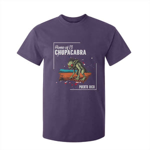 Chupacabra T Shirt For Kid Home Of Puerto Rico Mystery Urban Legend Gift TS12 Purple Print Your Wear