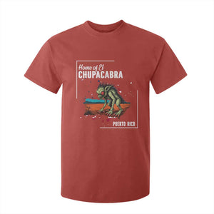 Chupacabra T Shirt For Kid Home Of Puerto Rico Mystery Urban Legend Gift TS12 Red Print Your Wear