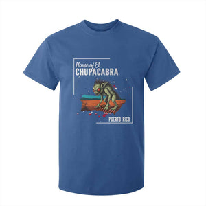 Chupacabra T Shirt For Kid Home Of Puerto Rico Mystery Urban Legend Gift TS12 Royal Blue Print Your Wear