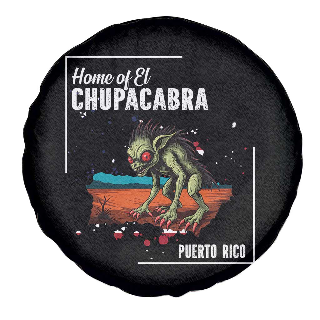 Chupacabra Spare Tire Cover Home Of Puerto Rico Mystery Urban Legend Gift TS12 Print Your Wear