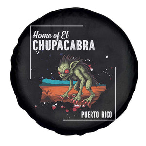 Chupacabra Spare Tire Cover Home Of Puerto Rico Mystery Urban Legend Gift TS12 Print Your Wear