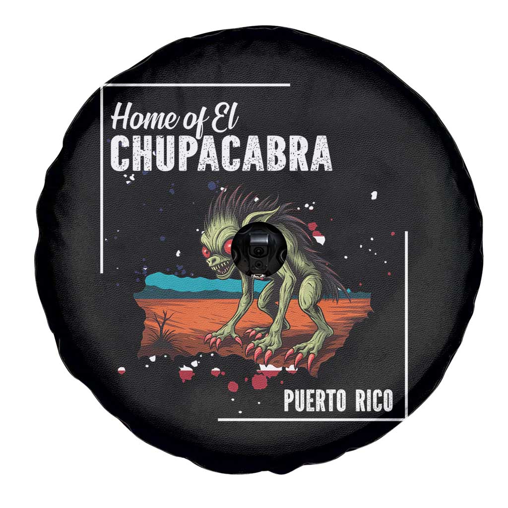 Chupacabra Spare Tire Cover Home Of Puerto Rico Mystery Urban Legend Gift TS12 Print Your Wear