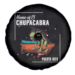 Chupacabra Spare Tire Cover Home Of Puerto Rico Mystery Urban Legend Gift TS12 Print Your Wear