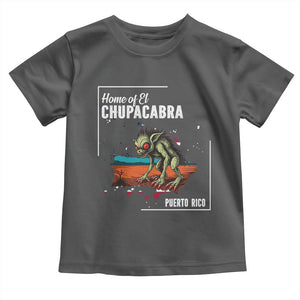 Chupacabra Toddler T Shirt Home Of Puerto Rico Mystery Urban Legend Gift TS12 Dark Heather Print Your Wear