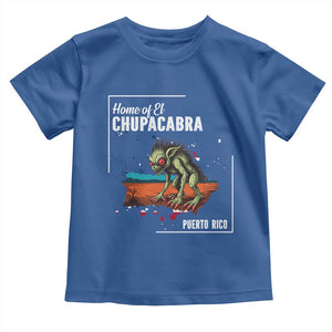 Chupacabra Toddler T Shirt Home Of Puerto Rico Mystery Urban Legend Gift TS12 Royal Blue Print Your Wear