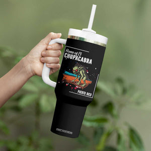Chupacabra Tumbler With Handle Home Of Puerto Rico Mystery Urban Legend Gift TS12 Print Your Wear