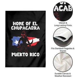 Chupacabra Garden Flag Home Of Puerto Rico Legend Gothic Horror Gift TS12 Print Your Wear