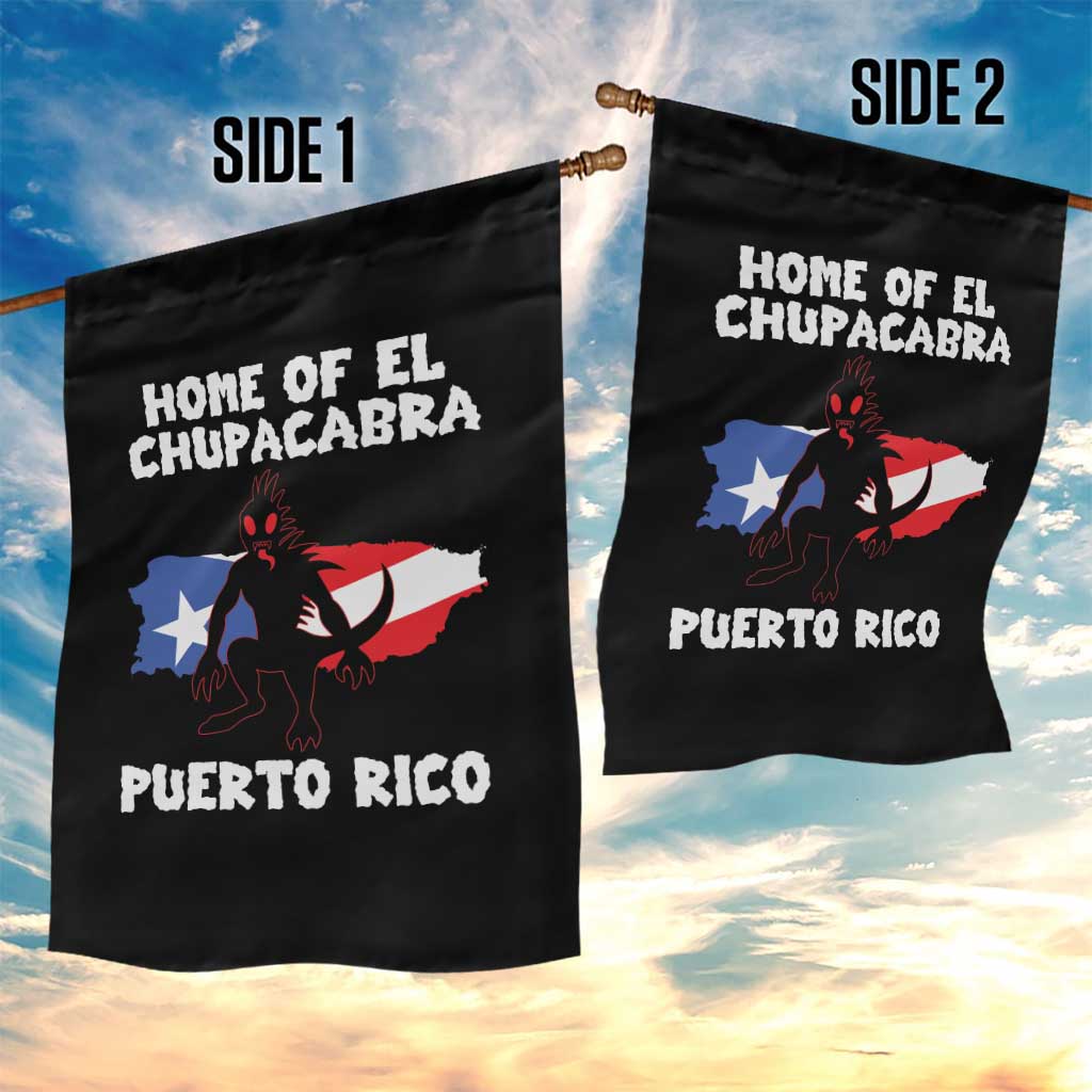Chupacabra Garden Flag Home Of Puerto Rico Legend Gothic Horror Gift TS12 Print Your Wear