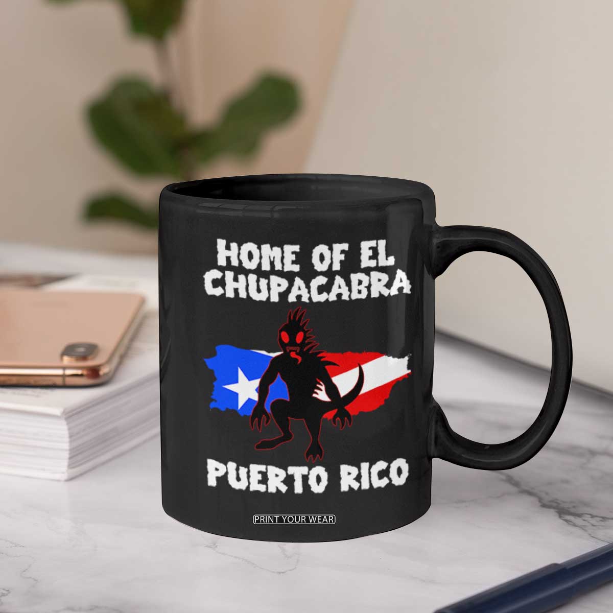 Chupacabra Coffee Mug Home Of Puerto Rico Legend Gothic Horror Gift TS12 Print Your Wear