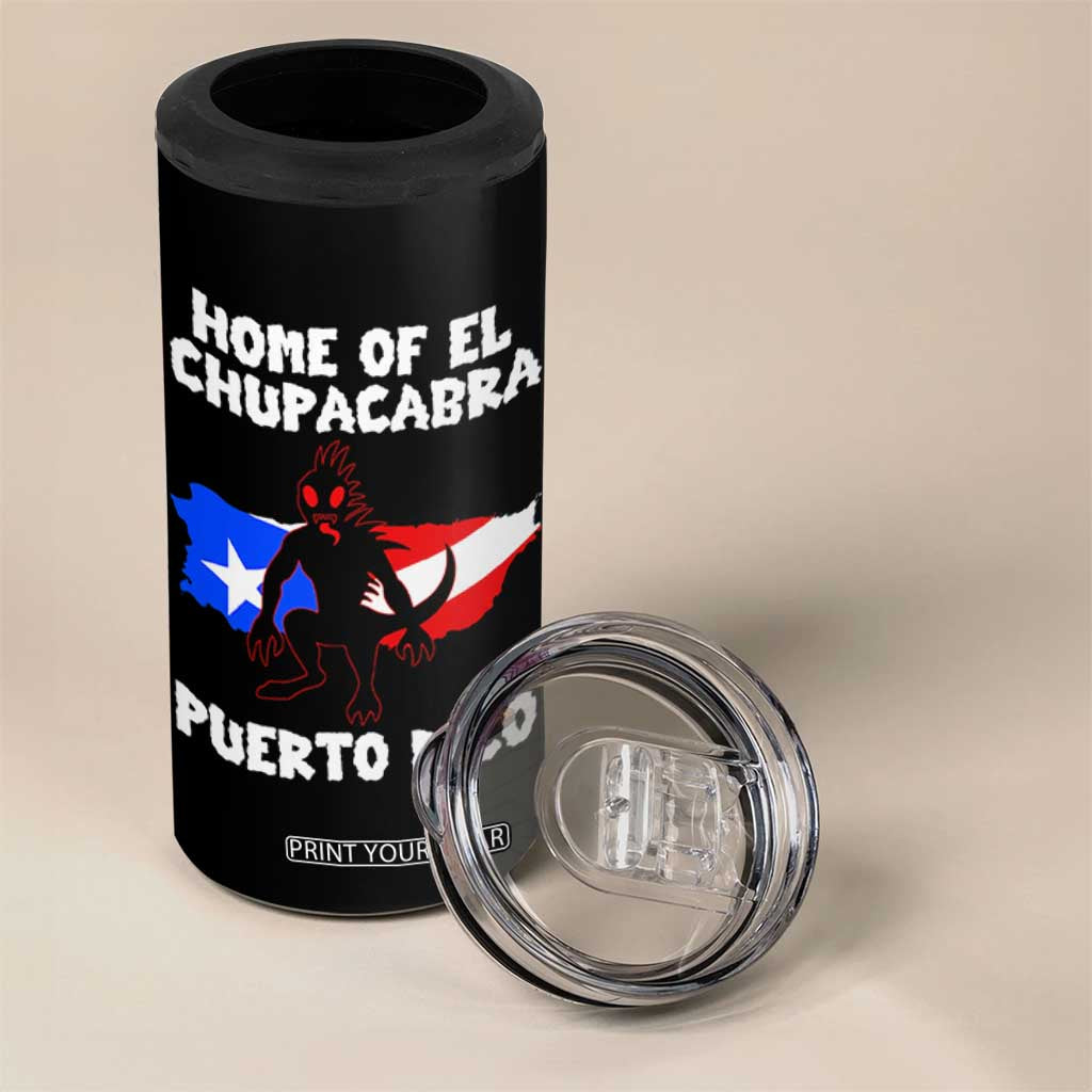 Chupacabra 4 in 1 Can Cooler Tumbler Home Of Puerto Rico Legend Gothic Horror Gift TS12 Print Your Wear