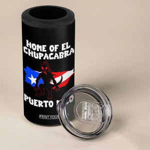 Chupacabra 4 in 1 Can Cooler Tumbler Home Of Puerto Rico Legend Gothic Horror Gift TS12 Print Your Wear