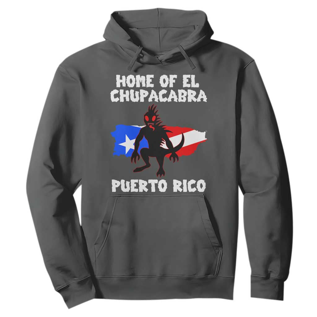 Chupacabra Hoodie Home Of Puerto Rico Legend Gothic Horror Gift TS12 Dark Heather Print Your Wear
