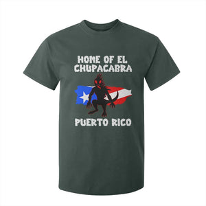 Chupacabra T Shirt For Kid Home Of Puerto Rico Legend Gothic Horror Gift TS12 Dark Forest Green Print Your Wear