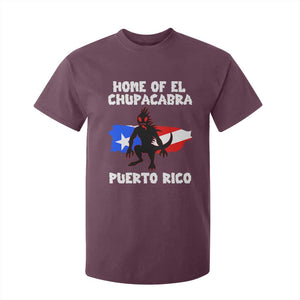 Chupacabra T Shirt For Kid Home Of Puerto Rico Legend Gothic Horror Gift TS12 Maroon Print Your Wear