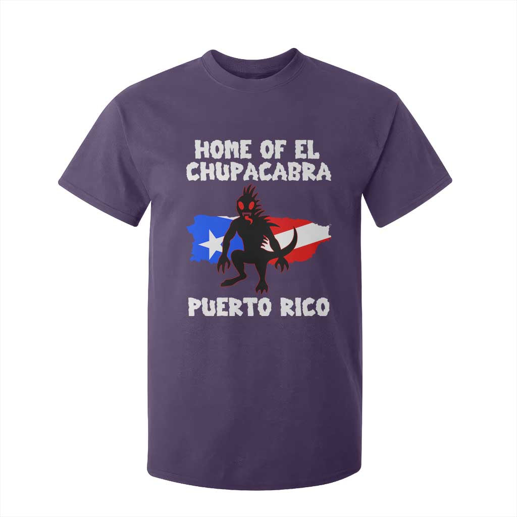 Chupacabra T Shirt For Kid Home Of Puerto Rico Legend Gothic Horror Gift TS12 Purple Print Your Wear