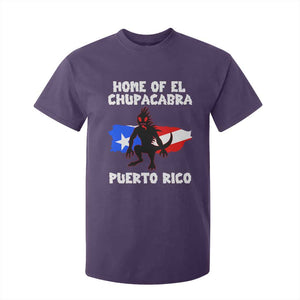 Chupacabra T Shirt For Kid Home Of Puerto Rico Legend Gothic Horror Gift TS12 Purple Print Your Wear
