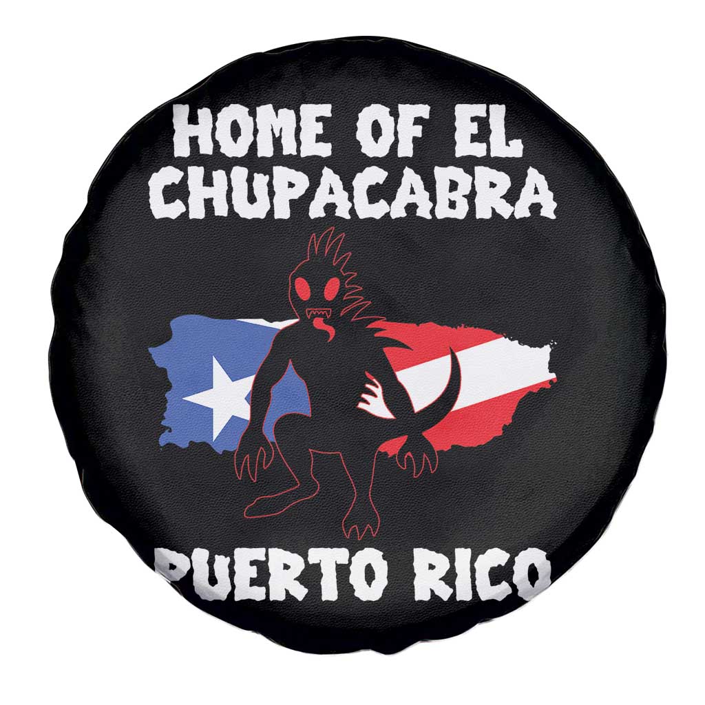 Chupacabra Spare Tire Cover Home Of Puerto Rico Legend Gothic Horror Gift TS12 Print Your Wear