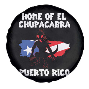 Chupacabra Spare Tire Cover Home Of Puerto Rico Legend Gothic Horror Gift TS12 Print Your Wear