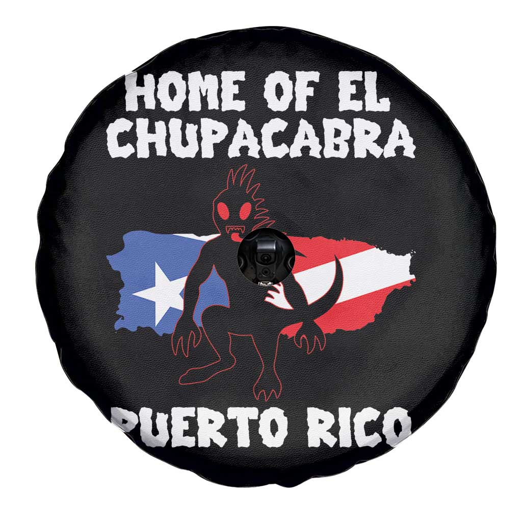 Chupacabra Spare Tire Cover Home Of Puerto Rico Legend Gothic Horror Gift TS12 Print Your Wear