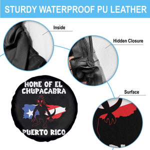 Chupacabra Spare Tire Cover Home Of Puerto Rico Legend Gothic Horror Gift TS12 Print Your Wear
