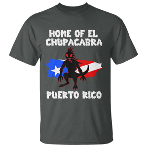 Chupacabra T Shirt Home Of Puerto Rico Legend Gothic Horror Gift TS12 Dark Heather Print Your Wear
