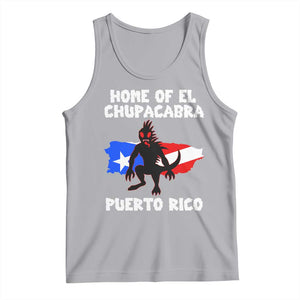 Chupacabra Tank Top Home Of Puerto Rico Legend Gothic Horror Gift TS12 Athletic Heather Print Your Wear
