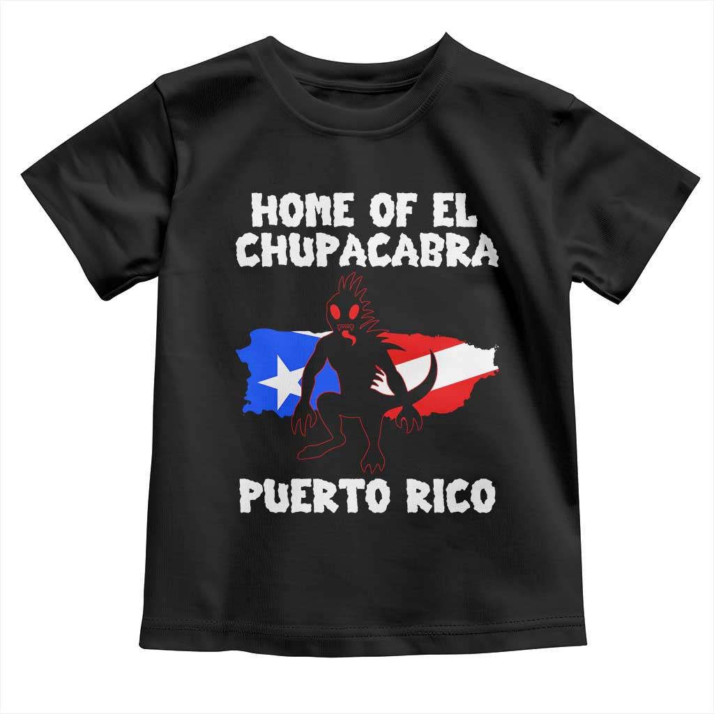 Chupacabra Toddler T Shirt Home Of Puerto Rico Legend Gothic Horror Gift TS12 Black Print Your Wear
