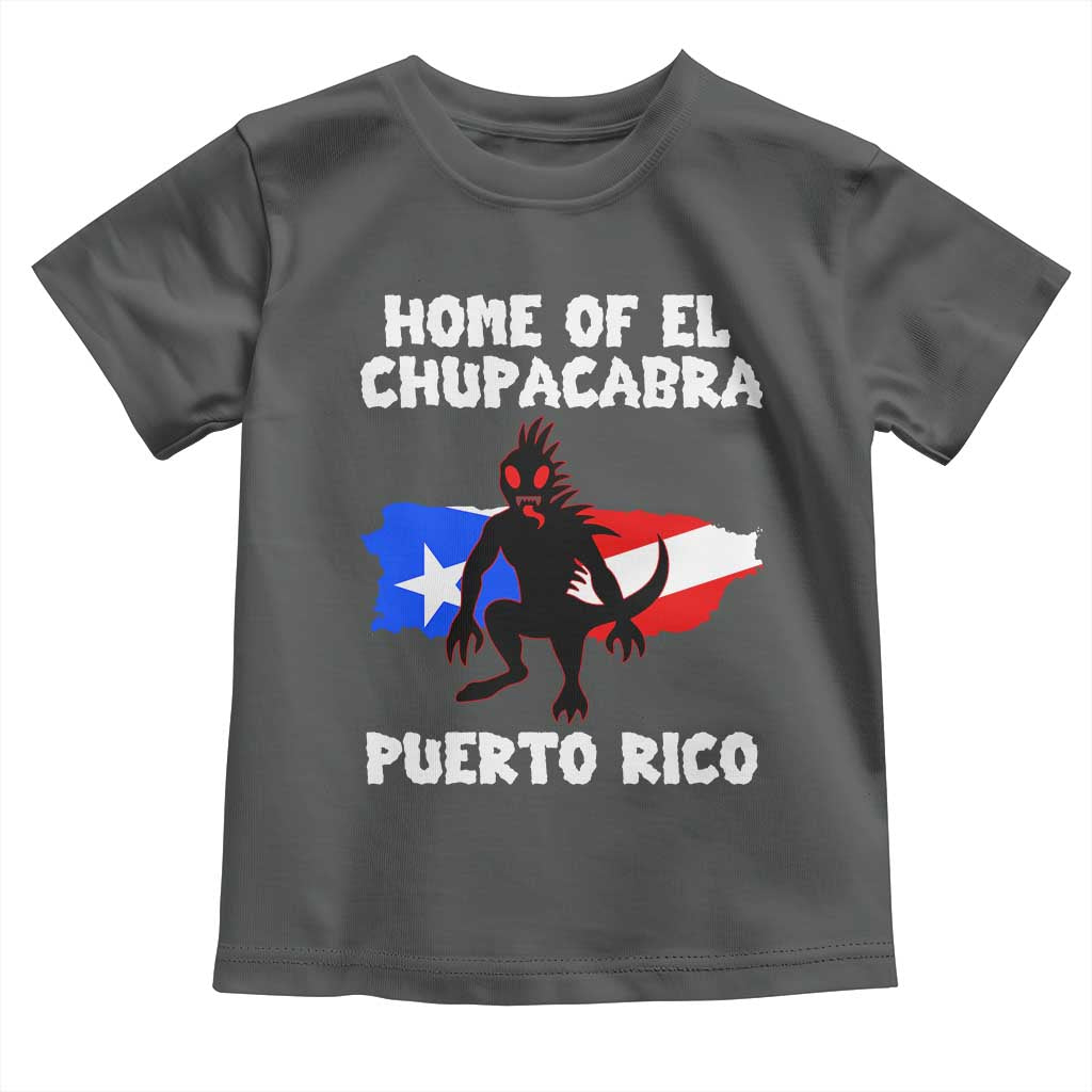 Chupacabra Toddler T Shirt Home Of Puerto Rico Legend Gothic Horror Gift TS12 Dark Heather Print Your Wear