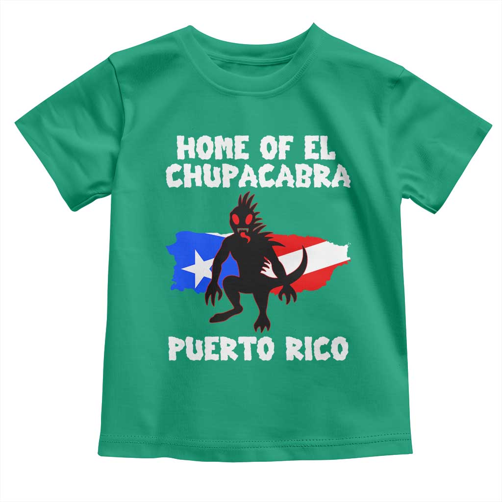 Chupacabra Toddler T Shirt Home Of Puerto Rico Legend Gothic Horror Gift TS12 Irish Green Print Your Wear