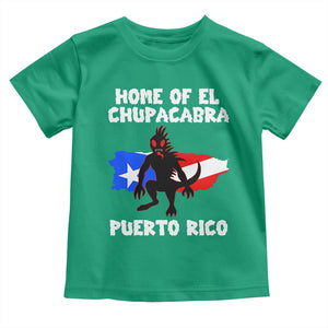 Chupacabra Toddler T Shirt Home Of Puerto Rico Legend Gothic Horror Gift TS12 Irish Green Print Your Wear