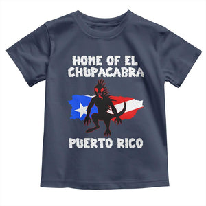 Chupacabra Toddler T Shirt Home Of Puerto Rico Legend Gothic Horror Gift TS12 Navy Print Your Wear