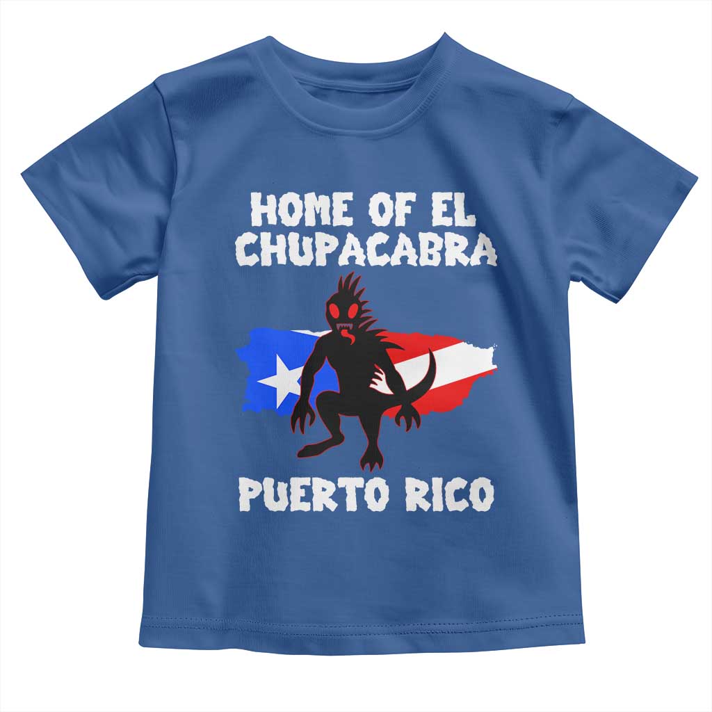 Chupacabra Toddler T Shirt Home Of Puerto Rico Legend Gothic Horror Gift TS12 Royal Blue Print Your Wear