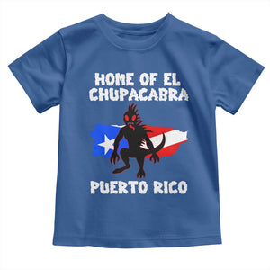 Chupacabra Toddler T Shirt Home Of Puerto Rico Legend Gothic Horror Gift TS12 Royal Blue Print Your Wear