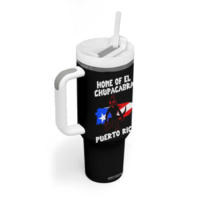Chupacabra Tumbler With Handle Home Of Puerto Rico Legend Gothic Horror Gift TS12 Print Your Wear